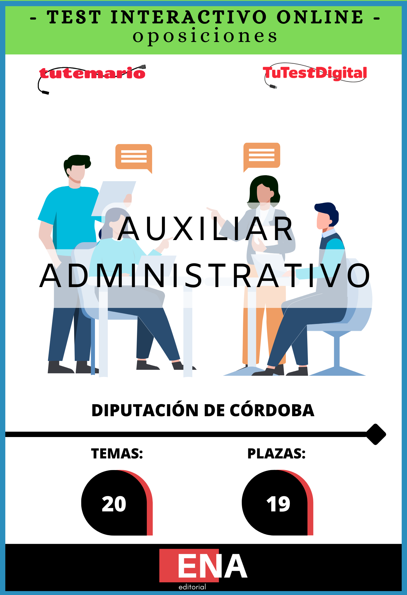 Libros Oposición 19 Auxiliar Administrativo C2 Diputación de Córdoba 2026