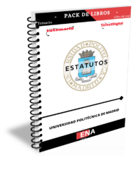 TEMARIO y TEST formato ENCUADERNADO para estudio Estatutos de la Universidad Politécnica de Madrid.