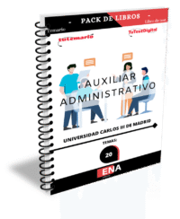 Libros Oposición Auxiliar Administrativo Universidad Carlos III de Madrid.