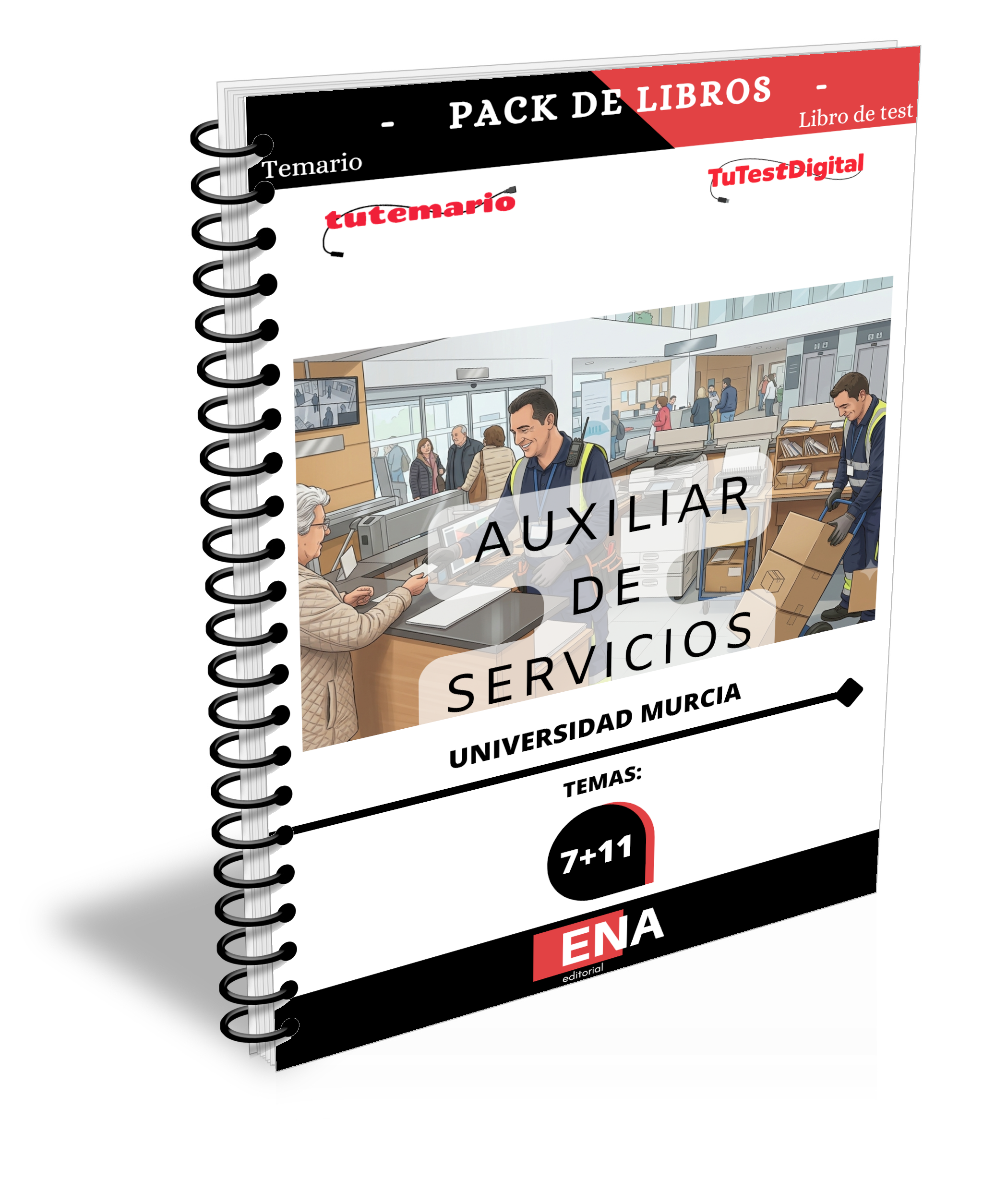 Libros Oposición Auxiliar de Servicios Universidad de Murcia