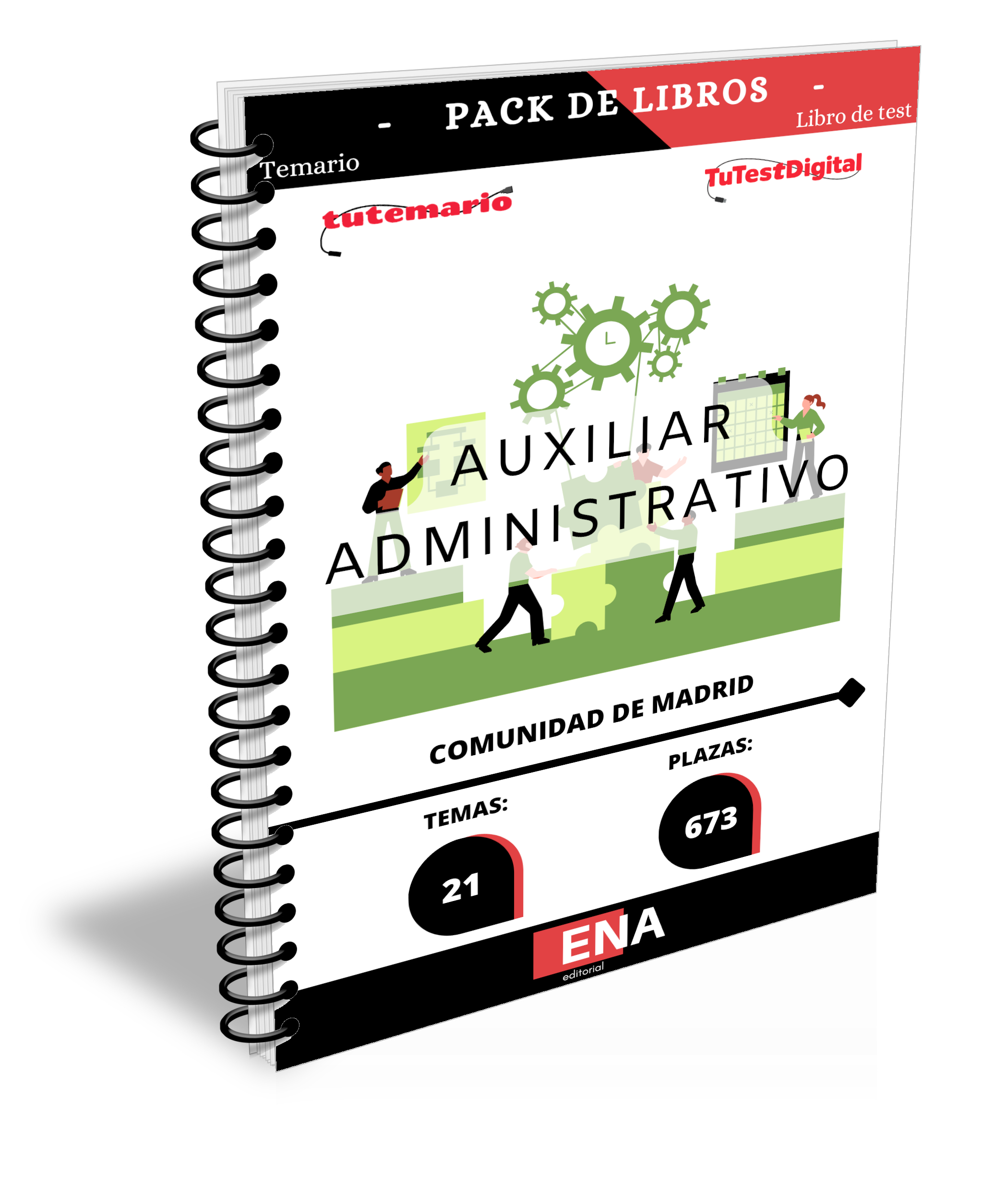 Libros Oposición 673 Auxiliar Administrativo Comunidad Madrid. JULIO 2026