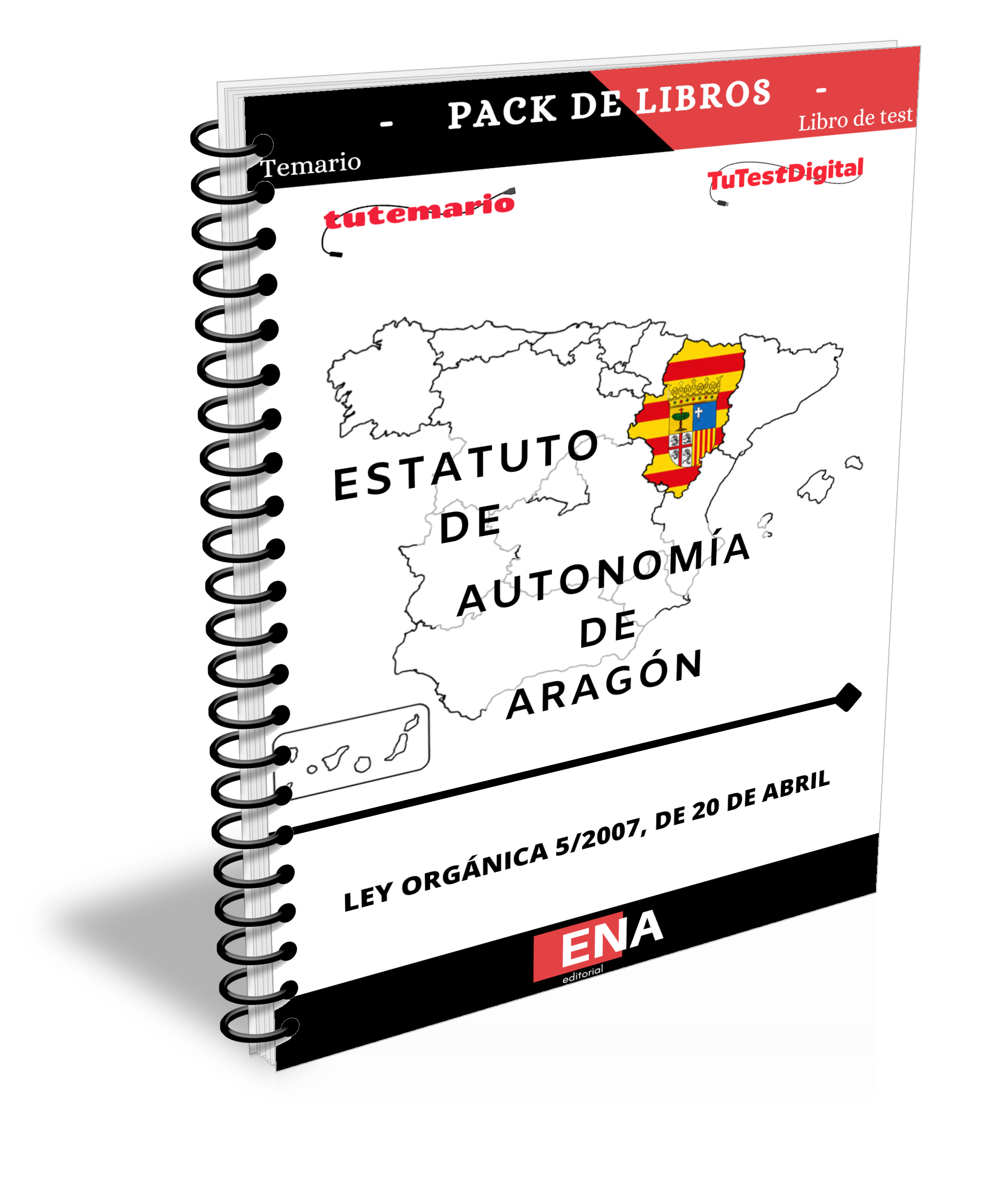 Libro para el estudio del Estatuto de Autonomía de Aragón FORMATO ENCUADERNADO