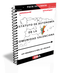 Libro para el estudio del Estatuto de autonomía de la Comunidad Valenciana. FORMATO ENCUADERNADO