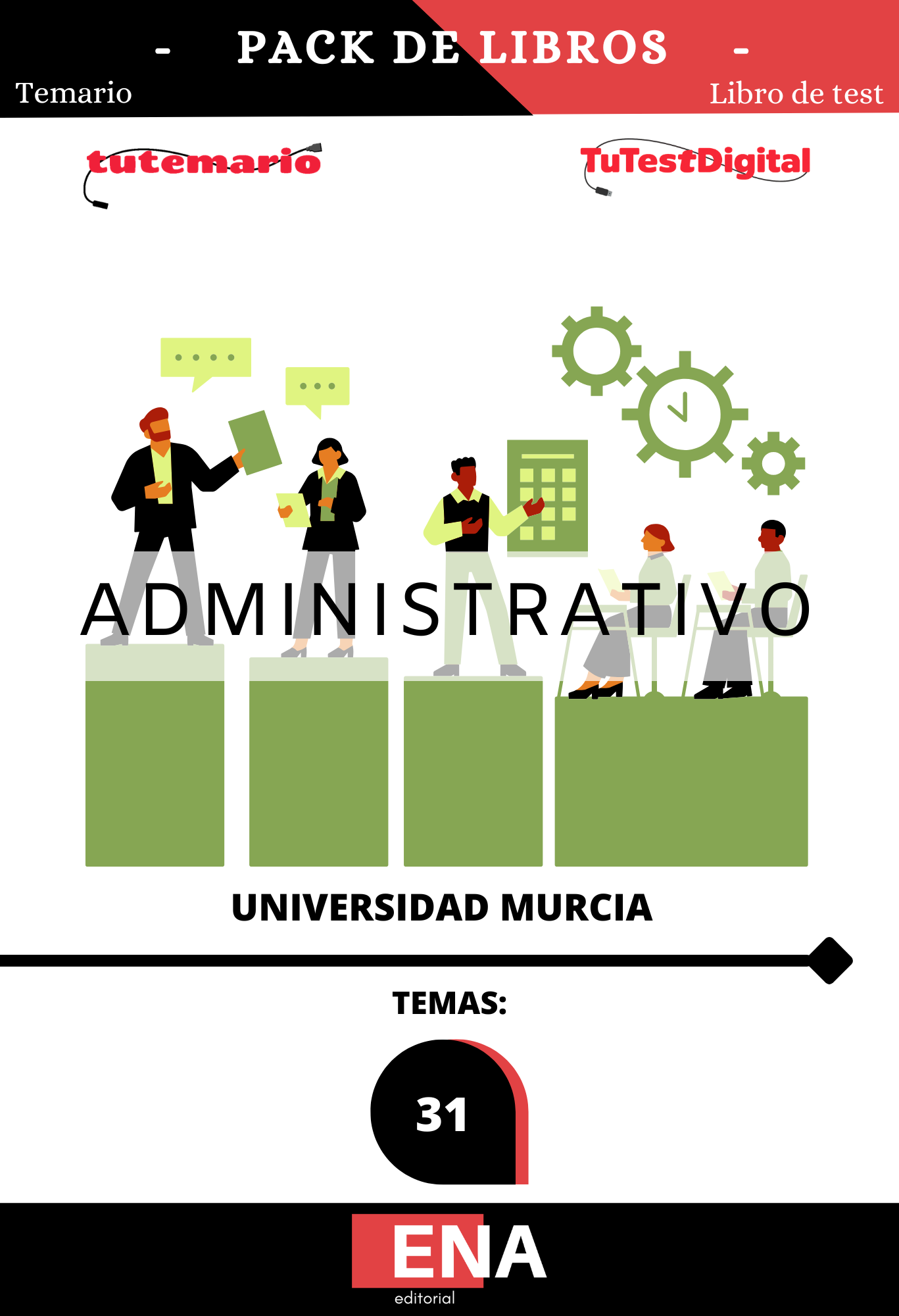 Libros de Oposición Administrativos Universidad de Murcia desde 8€ a 95€
