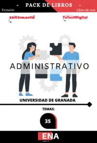 Material de estudio TEMARIOS y TEST para la convocatoria Libros Oposición Administrativo C-1 Universidad de Granada.