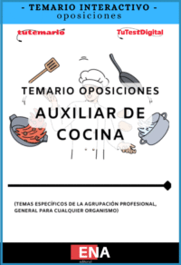 TEMARIO, sobre los 14 temas solicitados para el estudio de la fase de oposición de cualquier organismo o ayuntamiento, para OPOSICIONES DE COCINA.