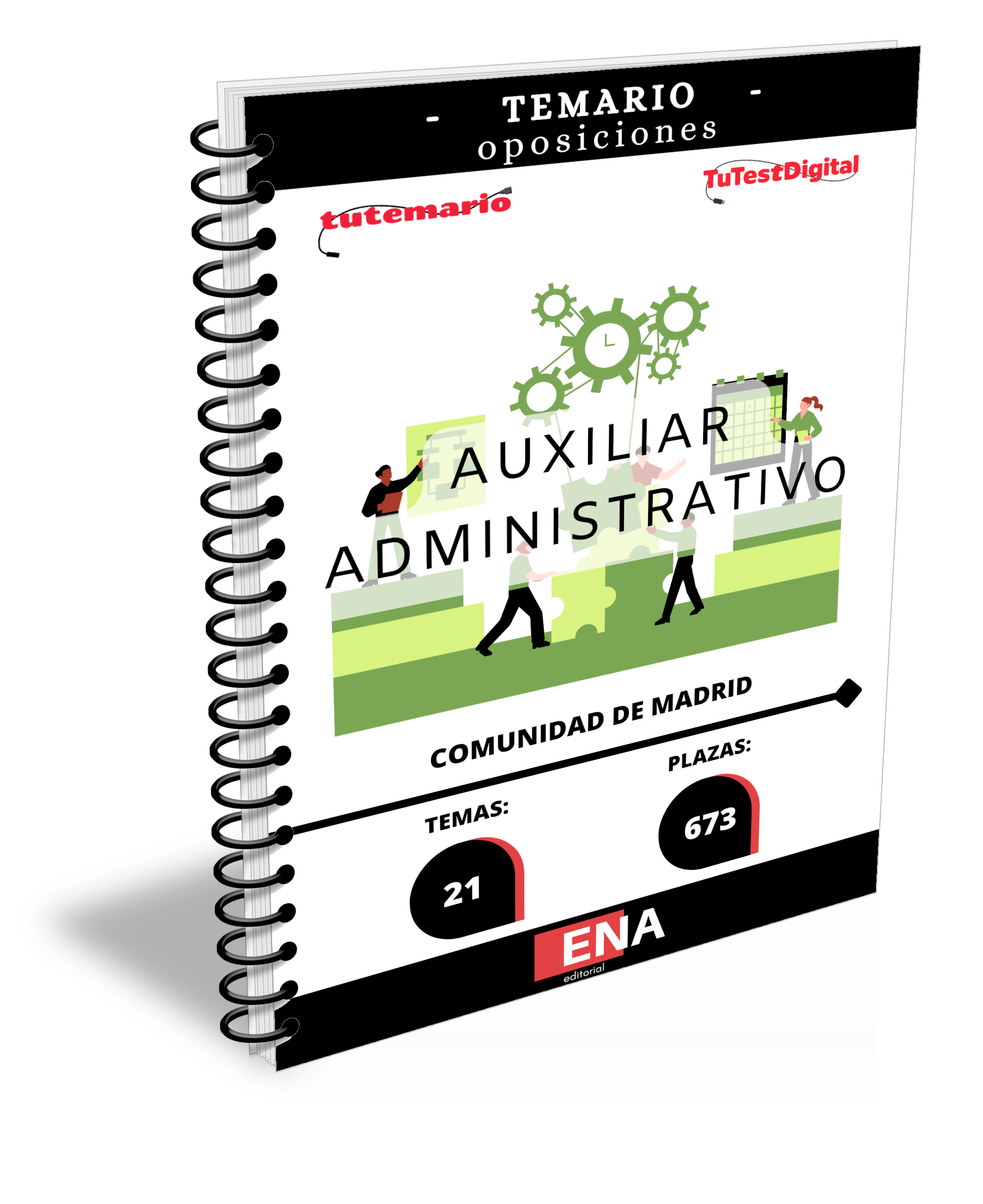 Libros Oposición 673 Auxiliar Administrativo Comunidad Madrid. JULIO 2026