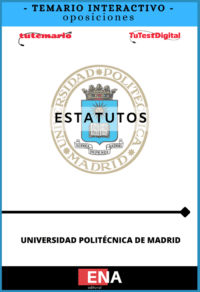 1. TEMARIO INTERACTIVO. para estudio Estatutos de la Universidad Politécnica de Madrid.