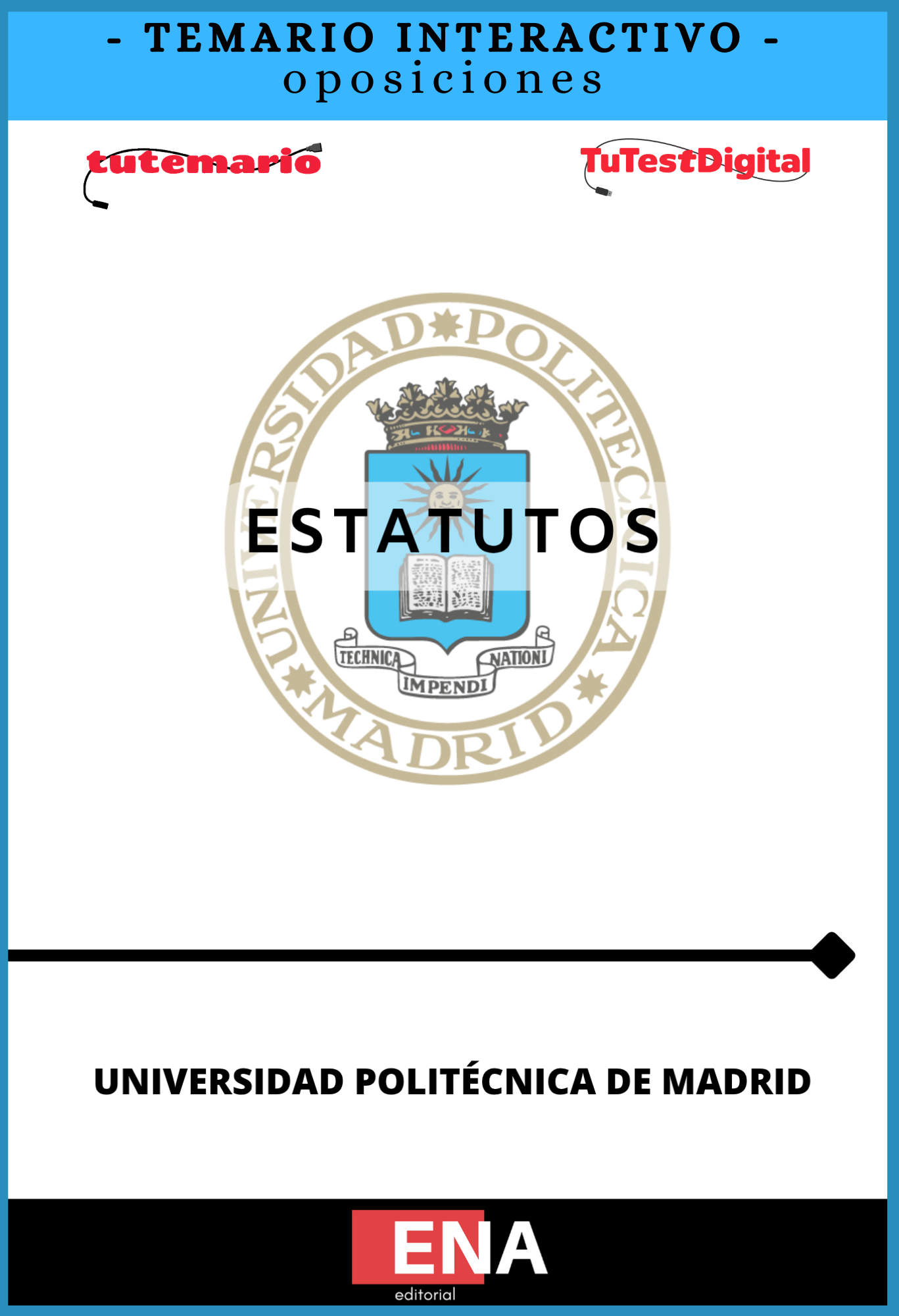 TEMARIO INTERACTIVO, que tiene como finalidad facilitar el estudio sistemático de los Estatutos de la Universidad Politécnica de Madrid, aprobados por el Decreto 84/2025, de 22 de octubre, del Consejo de Gobierno, por el que se aprueban los Estatutos de la Universidad Politécnica de Madrid.