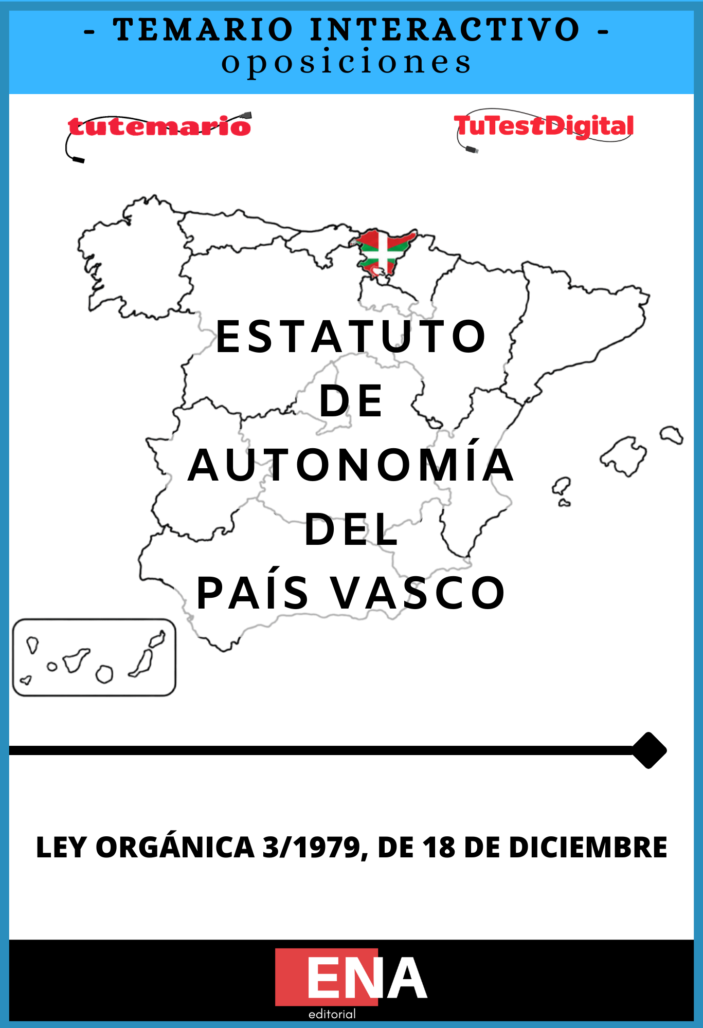 TEMARIO INTERACTIVO. Oposiciones Estatuto de autonomía del País Vasco. desde 4€ mes
