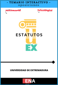 TEMARIO INTERACTIVO. para estudio Estatutos de la Universidad de Extremadura. 