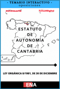 TEMARIO INTERACTIVO para el estudio del Estatuto de Autonomía para Cantabria