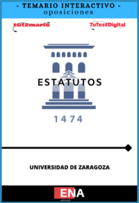 TEMARIO INTERACTIVO. estudio del Estatuto de la Universidad de Zaragoza. Desde 4€ mes