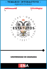 TEMARIO INTERACTIVO. para estudio Estatutos de la Universidad de Granada. Desde 4€ mes
