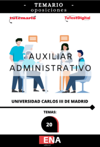 Libros Oposición Auxiliar Administrativo Universidad Carlos III de Madrid.