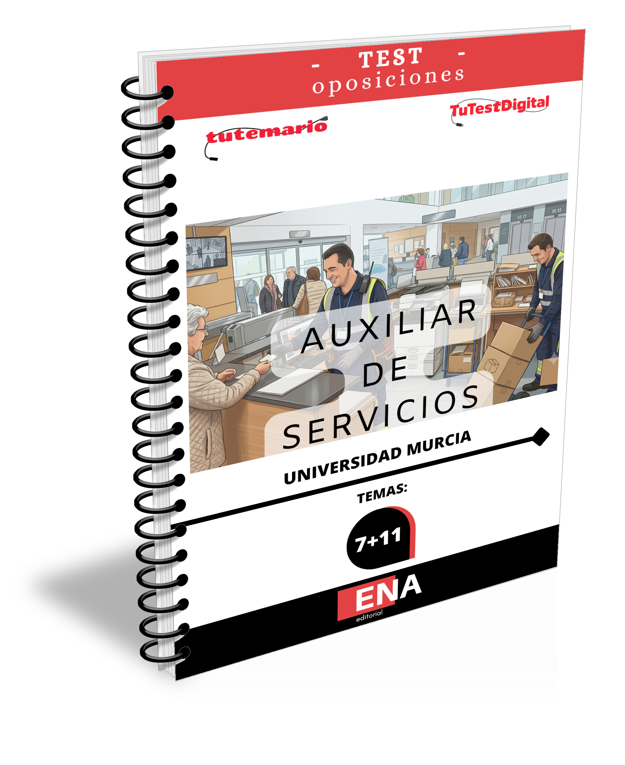 Libros Oposición Auxiliar de Servicios Universidad de Murcia