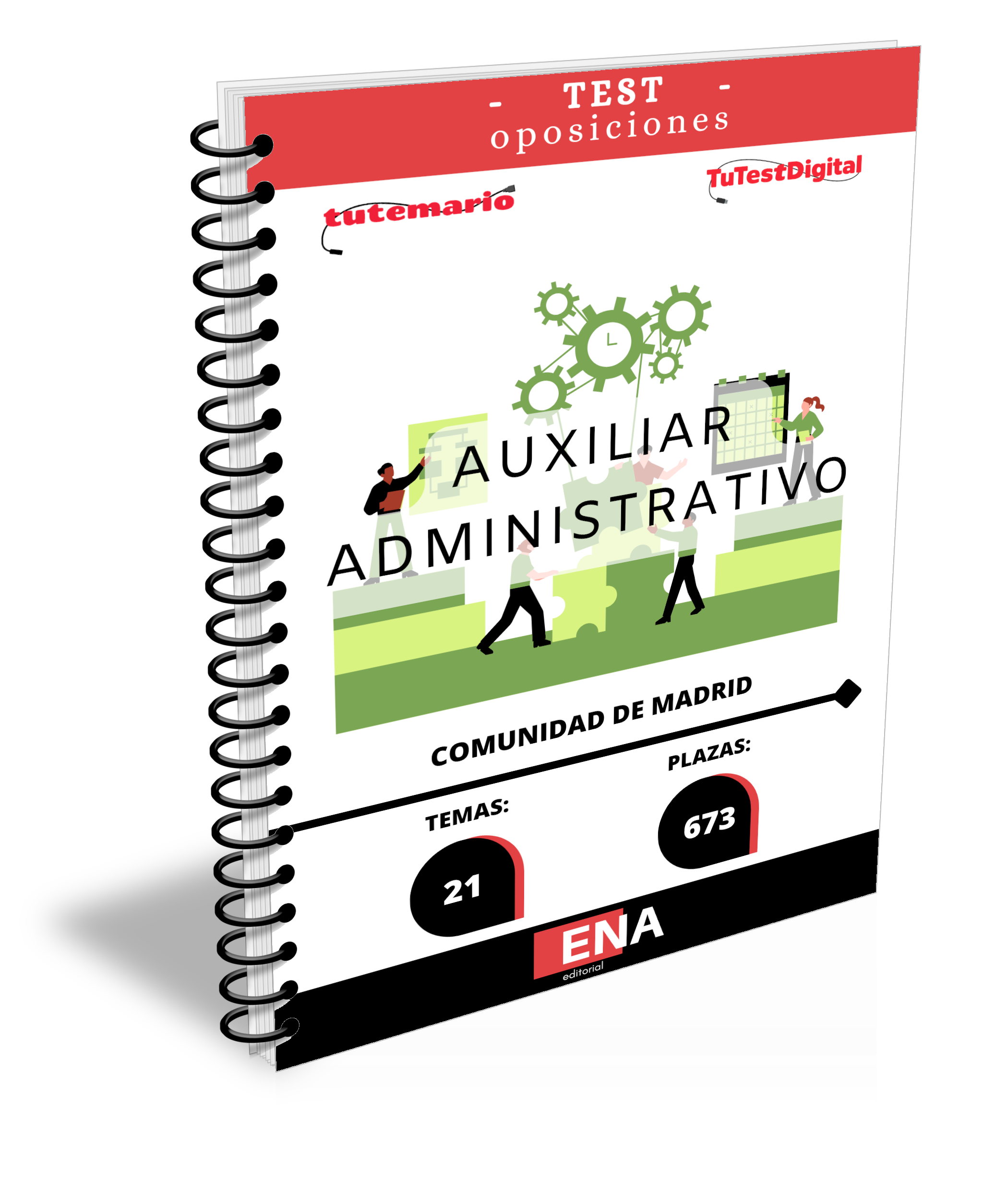 Libros Oposición 673 Auxiliar Administrativo Comunidad Madrid. JULIO 2026