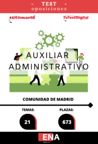 Libros de Oposición 673 Auxiliar Administrativo Comunidad Madrid. JULIO 2026 desde 10€ a 99€