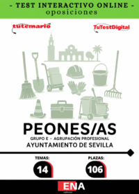2. TEST INTERACTIVO para oposición de peones / as Ayuntamiento de Sevilla edición agosto 2026. Desde 7€ mes