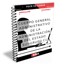 Pack de LIBRO TEMARIO y LIBRO DE TEST, con preguntas (DE CUATRO OPCIONES DE RESPUESTA), sobre los 45 temas totales solicitados para el estudio de la fase de oposición, de las pruebas convocadas por la Administración del Estado, para el Cuerpo General Administrativo de la Administración del Estado por el sistema de ingreso libre.