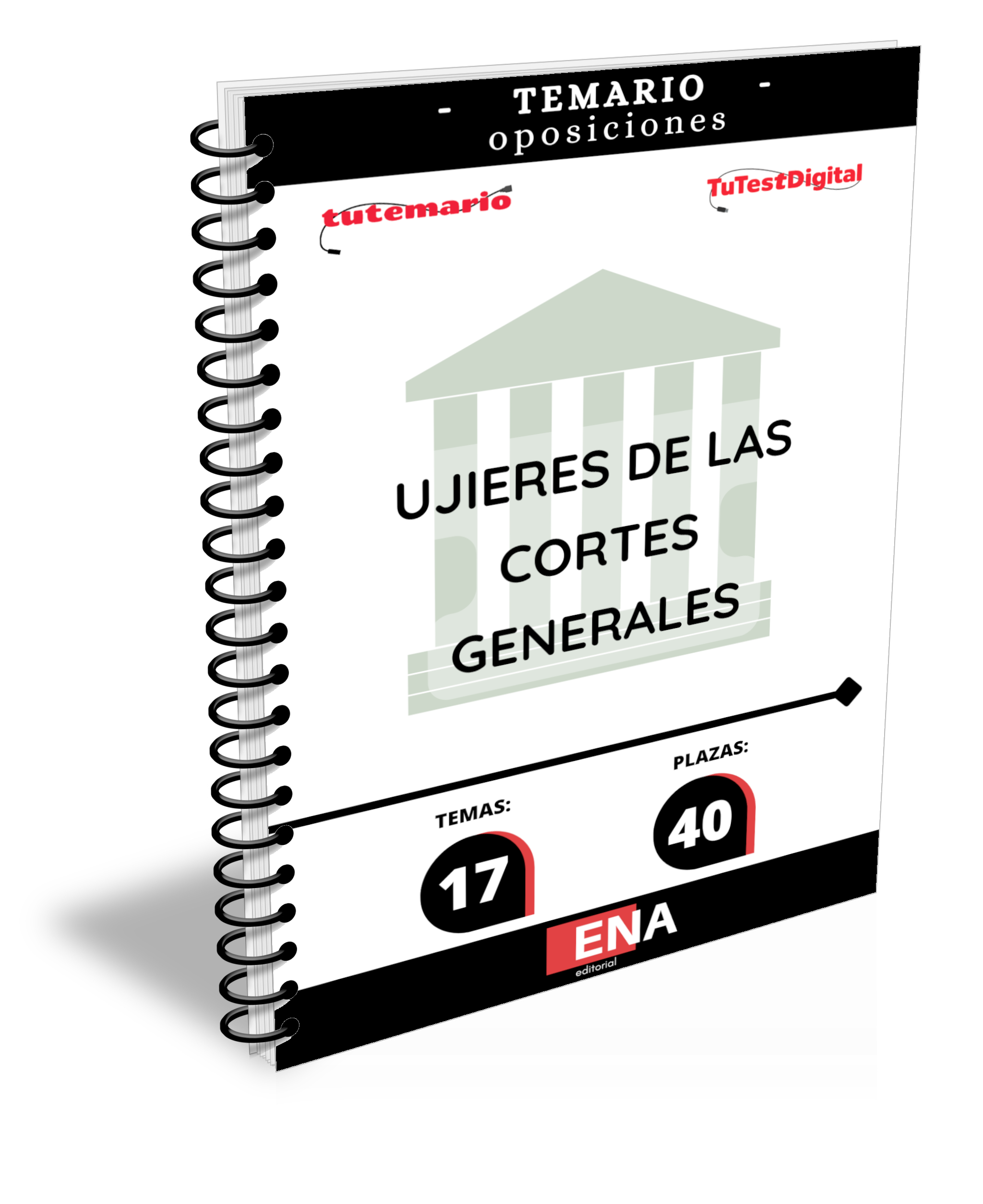 Libros oposición a 40 Ujieres de las Cortes Generales