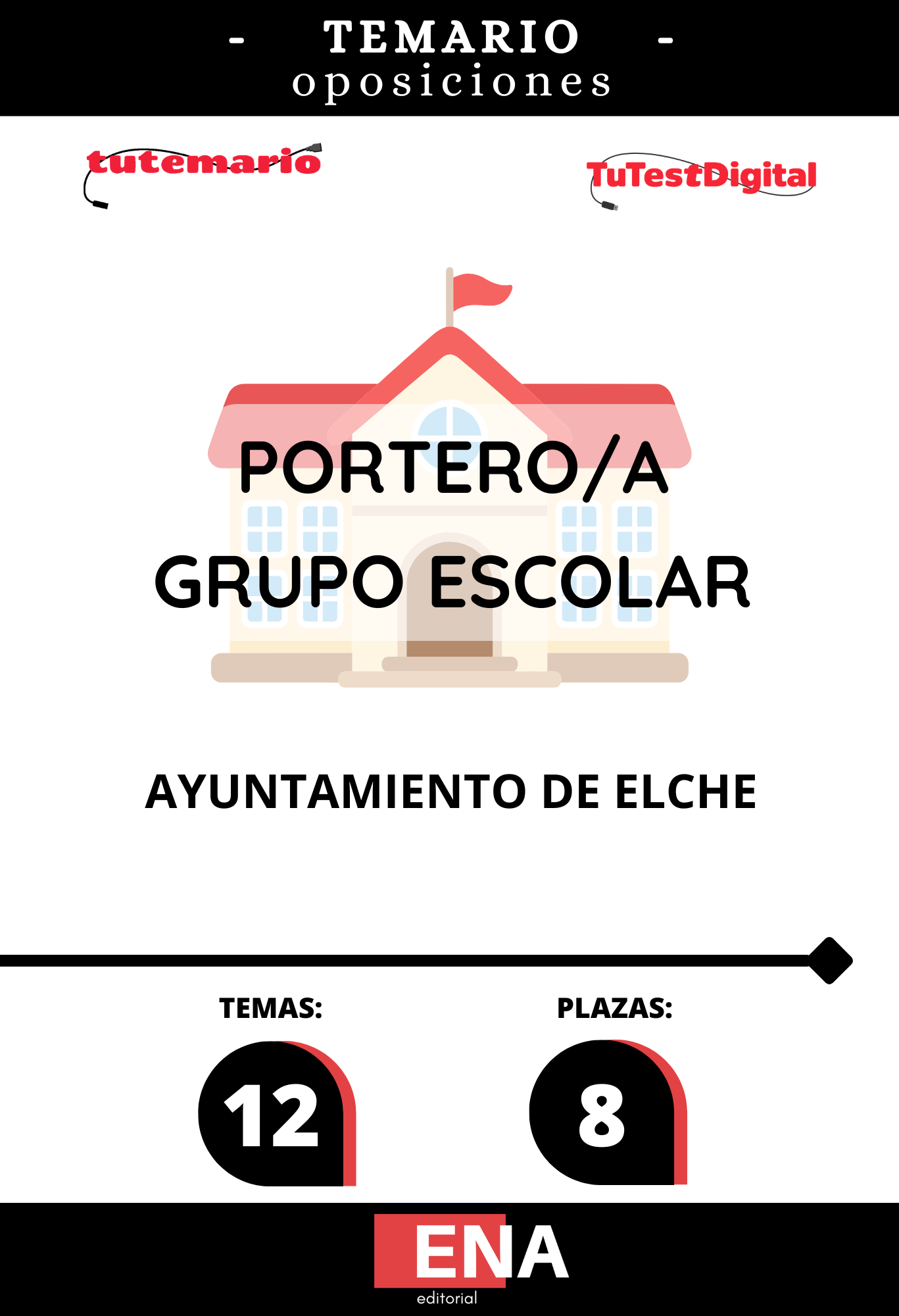 Libros oposición 8 Porteros / as oposición Ayuntamiento de Elche.