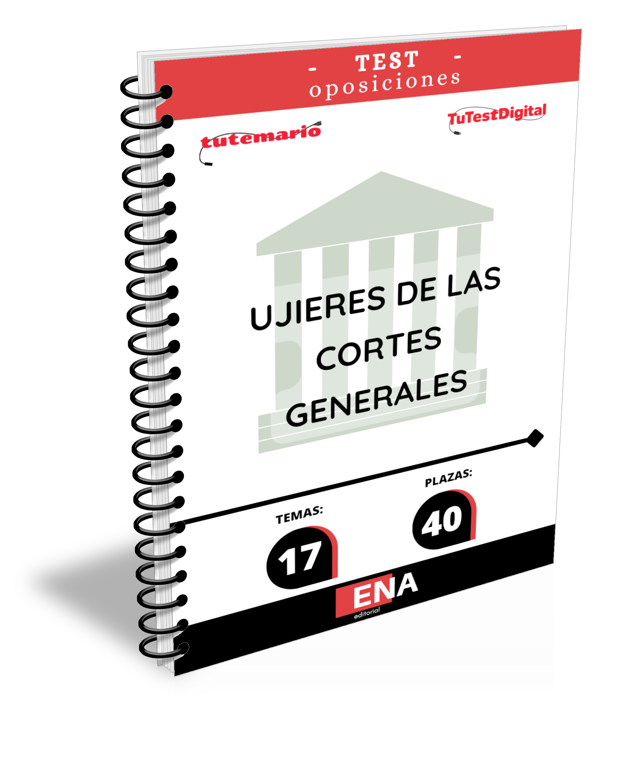 Libros oposición a 40 Ujieres de las Cortes Generales