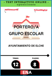 Libros oposición 8 Porteros / as oposición Ayuntamiento de Elche.