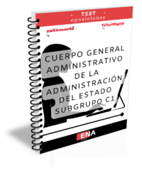 8. TEST Oposiciones cuerpo Administrativo Estado. Formato ENCUADERNADO