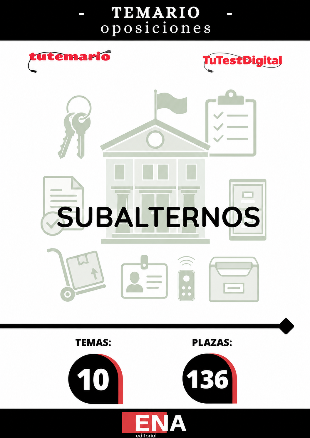 Libros oposición 136 subalternos Ayuntamiento de Barcelona