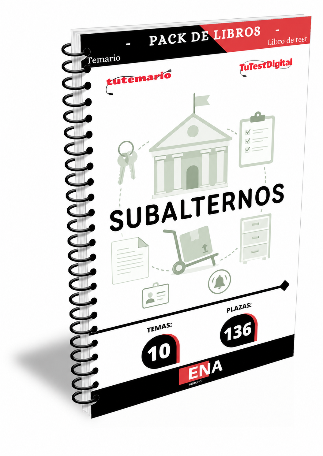 Libros oposición 136 subalternos Ayuntamiento de Barcelona