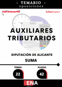 Libros Oposición 42 Auxiliares Tributarios SUMA Diputación de Alicante