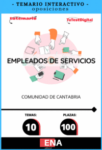 Material de estudio sobre 100 Empleados de Servicios de la Comunidad de Cantabria.