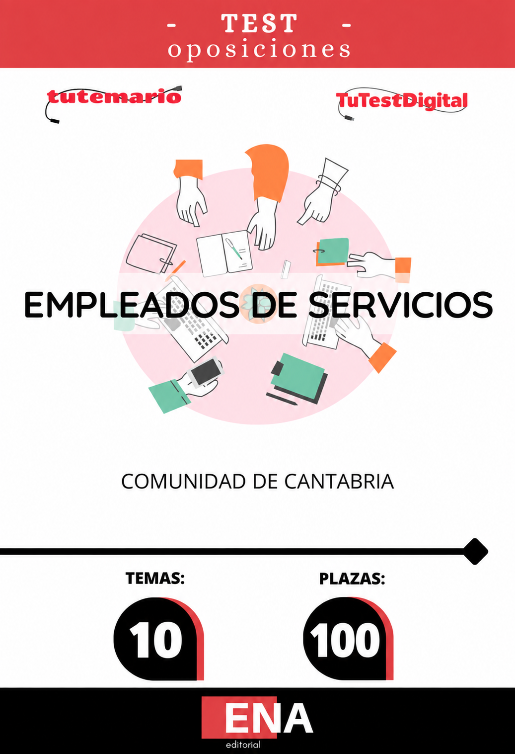 Libros Oposición 100 Empleados de Servicios de la Comunidad de Cantabria