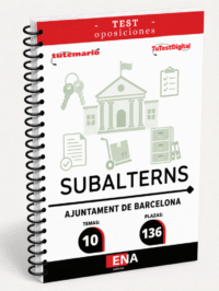 Material d'estudi TEMARIS i TEST per a Oposició Subalterns Ajuntament de Barcelona