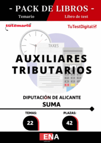 6. TEMARIO y TEST. Oposición 42 Auxiliares Tributarios SUMA Diputación de Alicante. Formato PDF