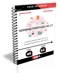 Material de estudio TEMARIOS y TEST para Oposición Administrativos C-1 Comunidad de Cantabria