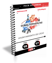 Material de estudio TEMARIOS y TEST para Oposición Subalternos Ayuntamiento de Cádiz 