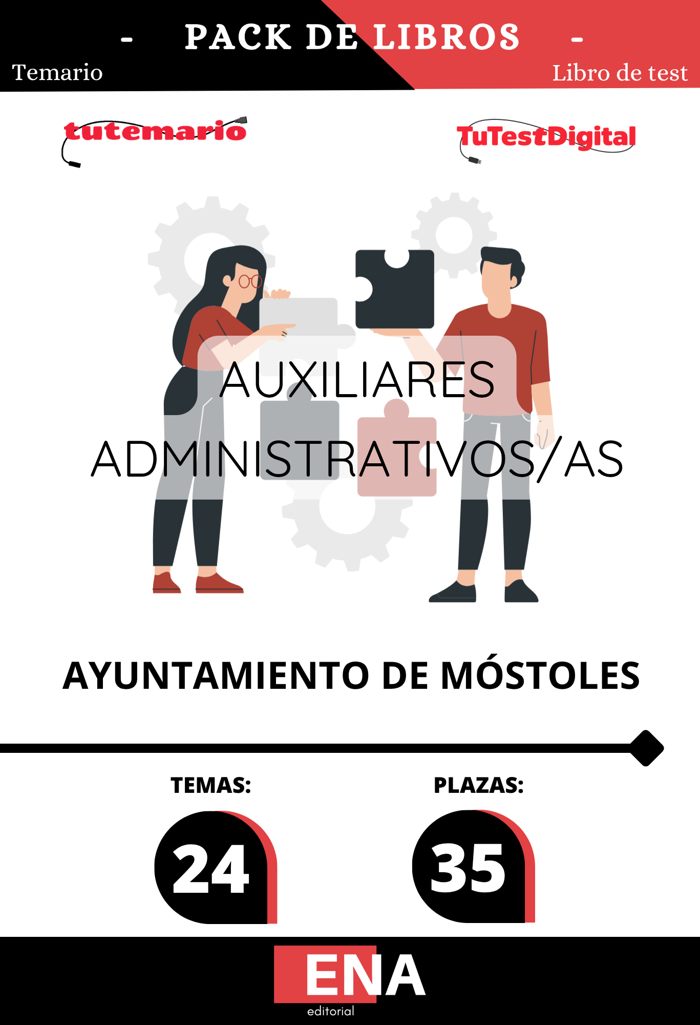 Libros Oposición Auxiliar Administrativo Ayuntamiento de Móstoles