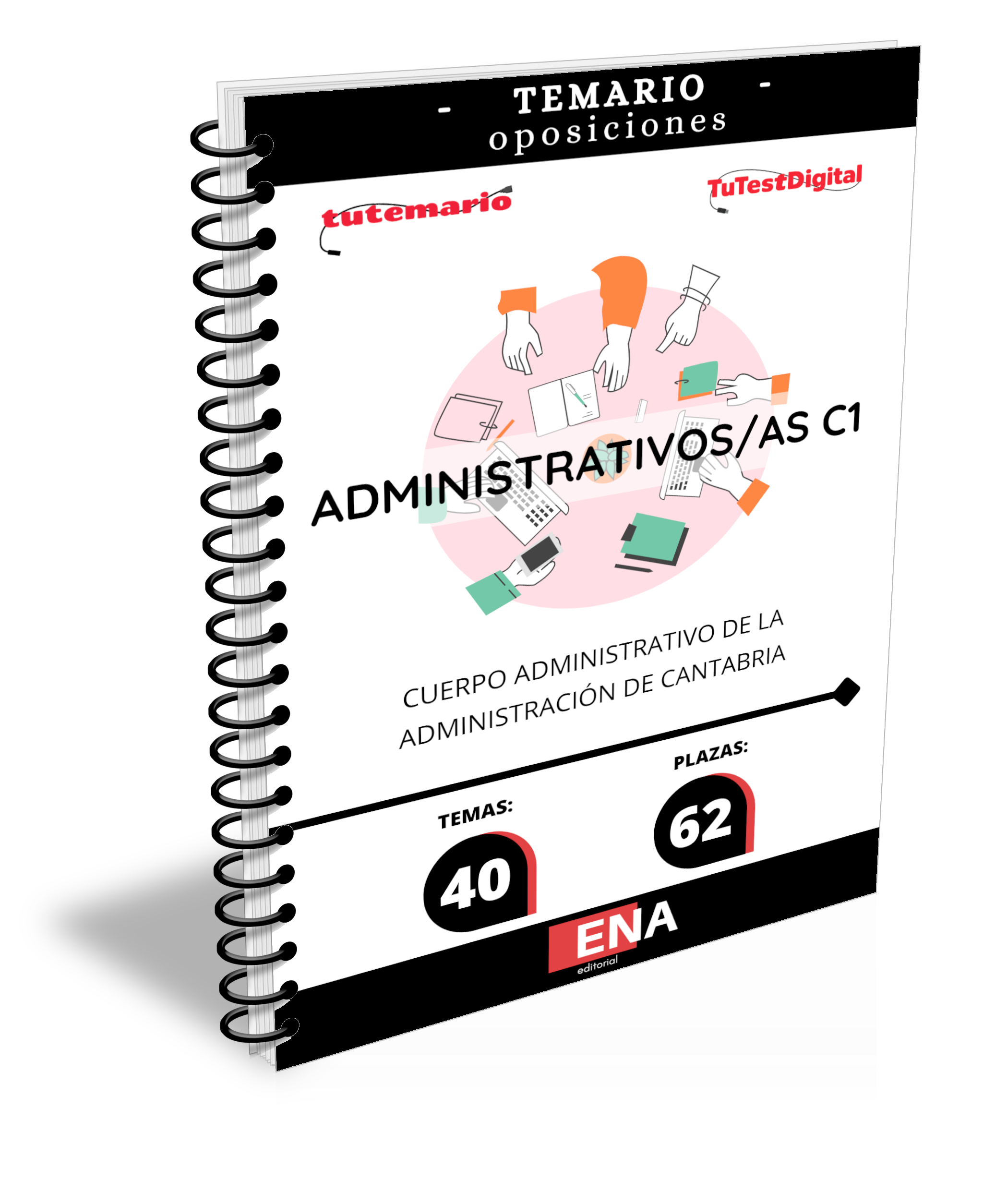 Libros Oposición Administrativos C-1 Comunidad de Cantabria