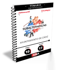 Material de estudio TEMARIOS y TEST para Oposición Subalternos Ayuntamiento de Cádiz 