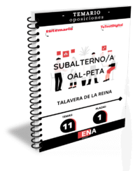 Material de estudio TEMARIOS y TEST para Oposición Subalterno OAL-IPETA Talavera.