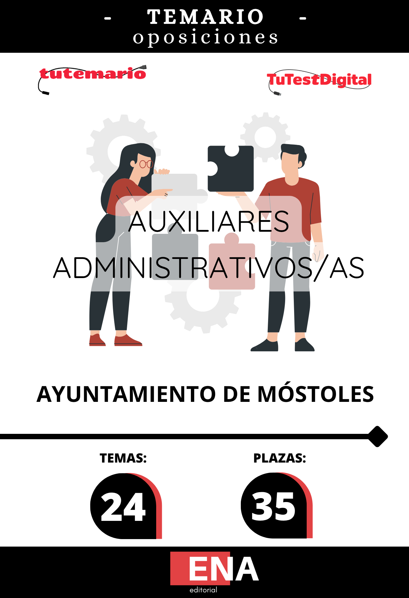 Libros Oposición Auxiliar Administrativo Ayuntamiento de Móstoles