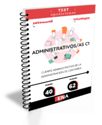Material de estudio TEMARIOS y TEST para Oposición Administrativos C-1 Comunidad de Cantabria