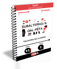 Material de estudio TEMARIOS y TEST para Oposición Subalterno OAL-IPETA Talavera.