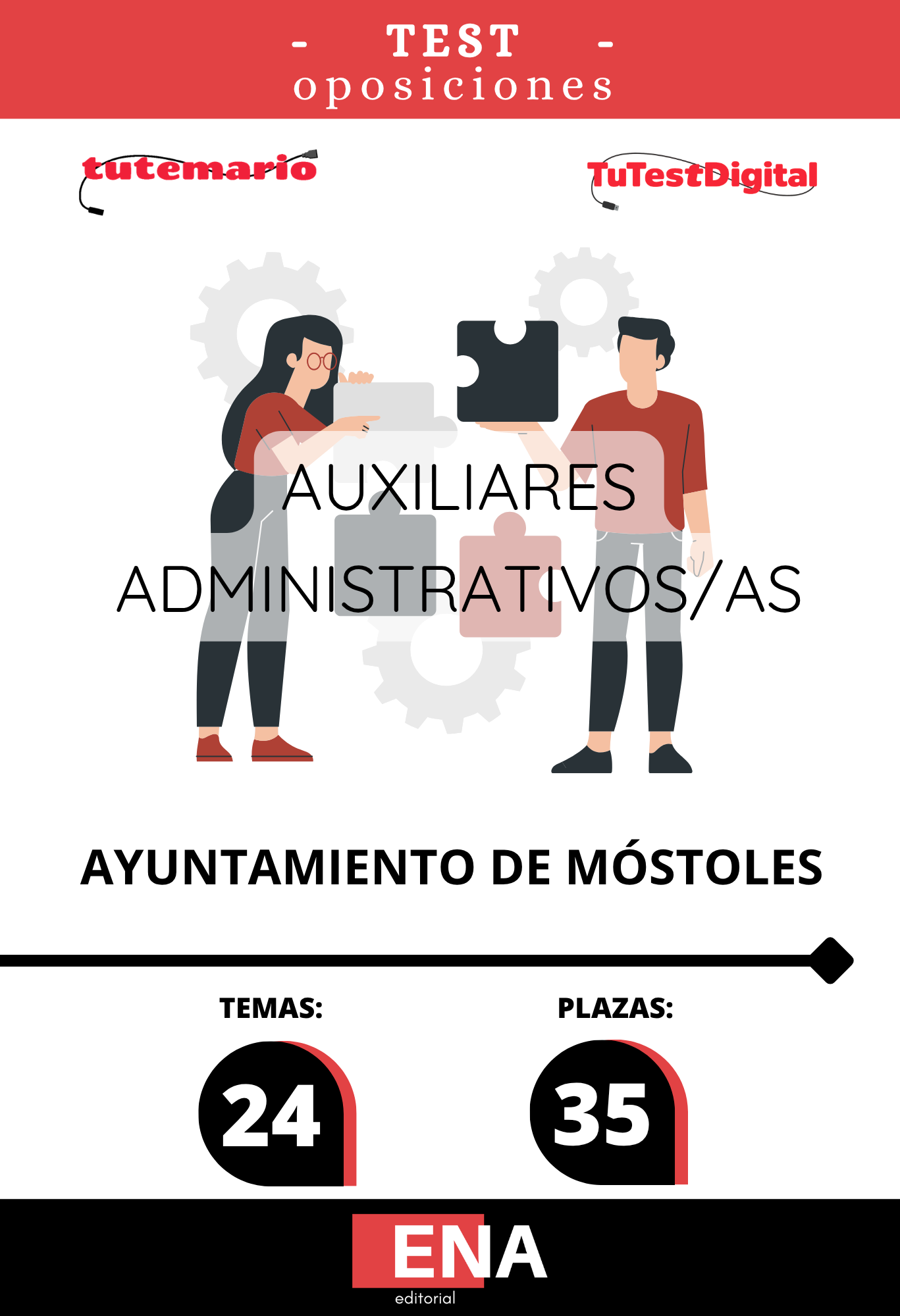 Libros Oposición Auxiliar Administrativo Ayuntamiento de Móstoles