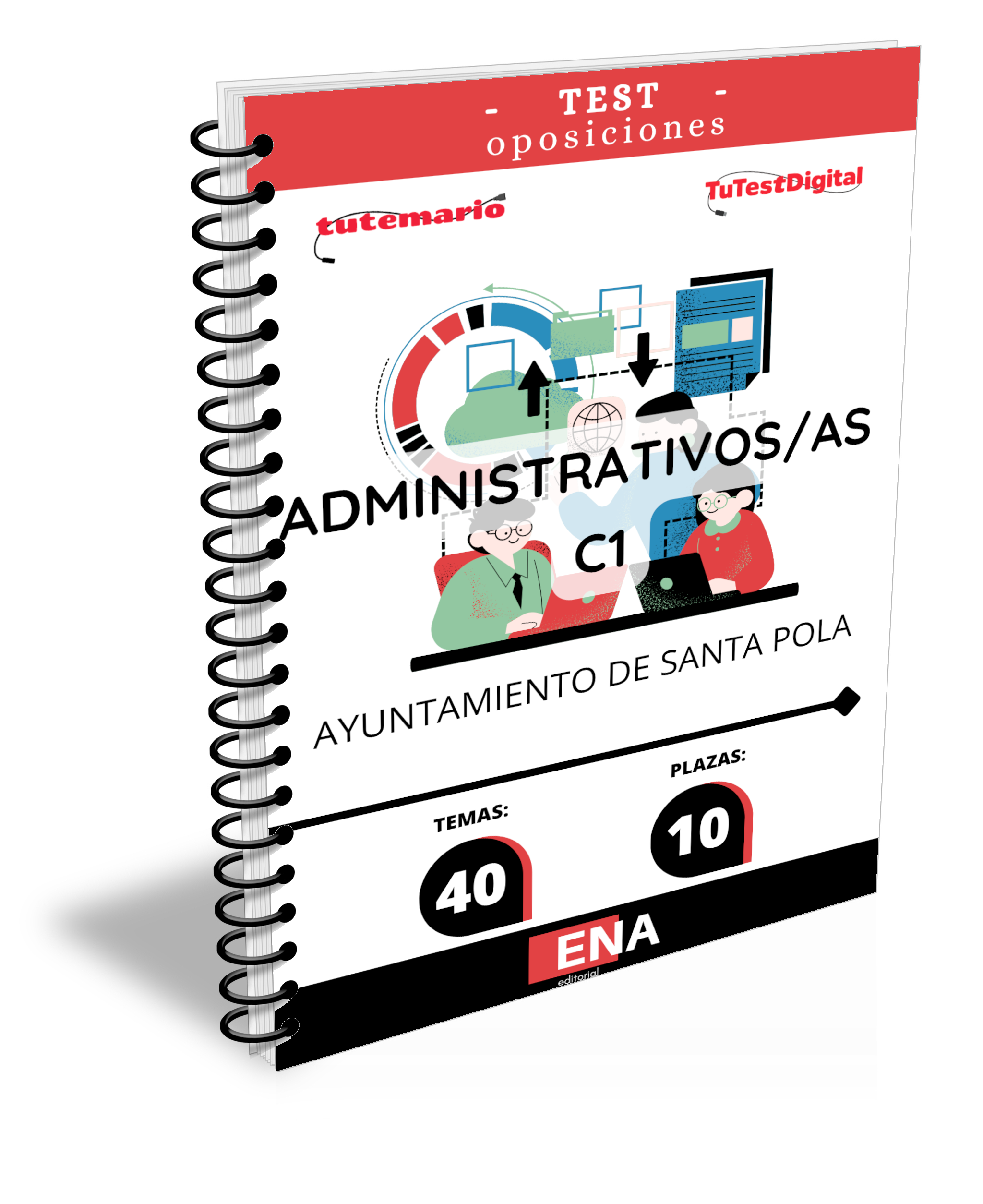 Libros Oposición Administrativo C1 Ayuntamiento de Santa Pola