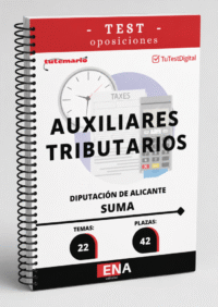 Libros Oposición 42 Auxiliares Tributarios SUMA Diputación de Alicante