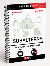 Material d'estudi TEMARIS i TEST per a Oposició Subalterns Ajuntament de Barcelona