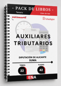 9. TEMARIO y TEST. Oposición 42 Auxiliares Tributarios SUMA Diputación de Alicante. Formato ENCUADERNADO